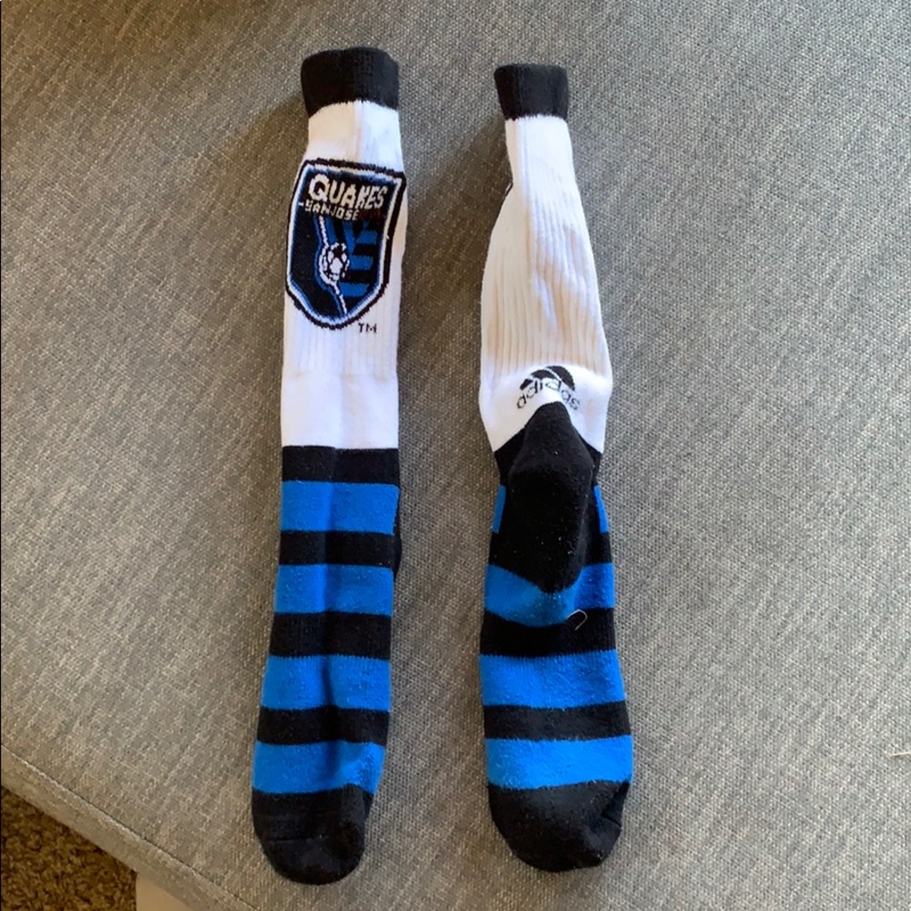 San Jose Quakes Adult Socks MLS